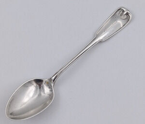 Palm by Tiffany & Co. Sterling Silver 6” Teaspoon Monogramed "Ernestine" 39g